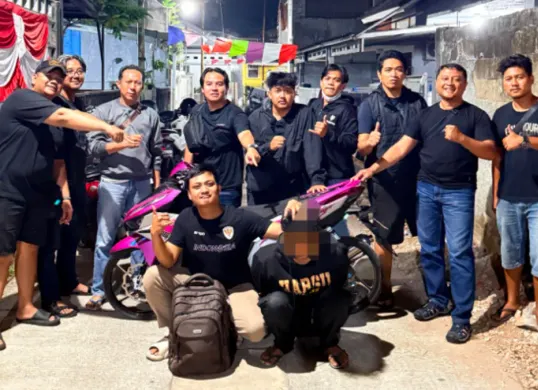 Pemuda yang melakukan pencurian rumah mewah di Depok ditangkap polisi. (Sumber: Polres Metro Depok)