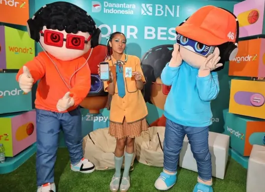 wondrZ, produk tabungan khusus anak dan remaja yang diakses langsung via aplikasi wondr by BNI. (Sumber: Dok. BNI)
