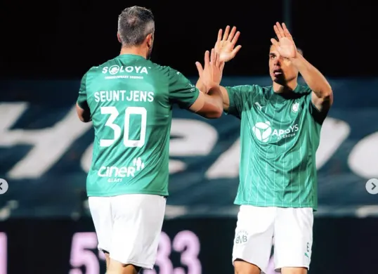 Joey Pelupessy tampil penuh saat membantu Lommel SK meraih kemenangan 4-0 atas Westerlo pada pekan ketiga Liga Pro Belgia 2026/2027. (Sumber: Instagram/@Joey Pelupessy)