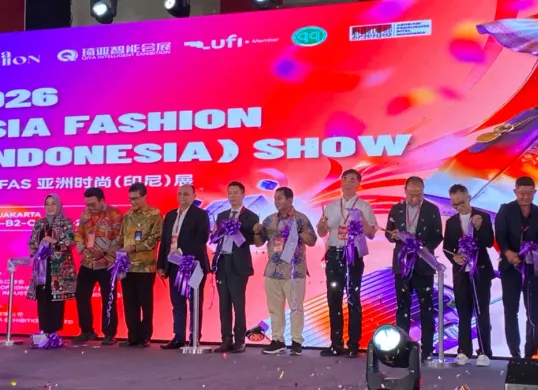 Pembukaan Asia Fashion Show di Jakarta International Expo (JIEXPO) pada Rabu, 26 Agustus 2026. (Sumber: Istimewa)