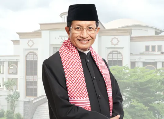 Menteri Agama Nasaruddin Umar. Kemenag memastikan kabar mengenai pengunduran dirinya dari jabatan Menteri Agama tidak benar. (Sumber: Kemenag)