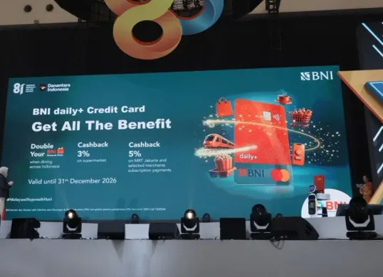 BNI meluncurkan Kartu Kredit BNI daily+ dalam rangkaian BNI wondrX 2026 di ICE BSD, Kabupaten Tangerang. (Sumber: Dok. BNI)