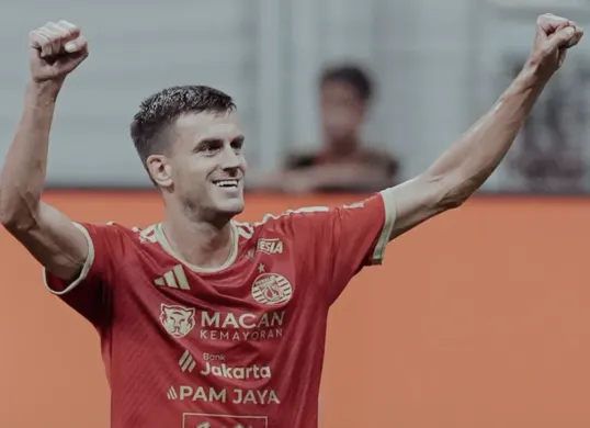 Alexander Jeremejeff menjadi sorotan setelah mencetak dua gol saat Persija Jakarta menang 4-0 atas Brisbane Roar di JIS. (Sumber: Persija)