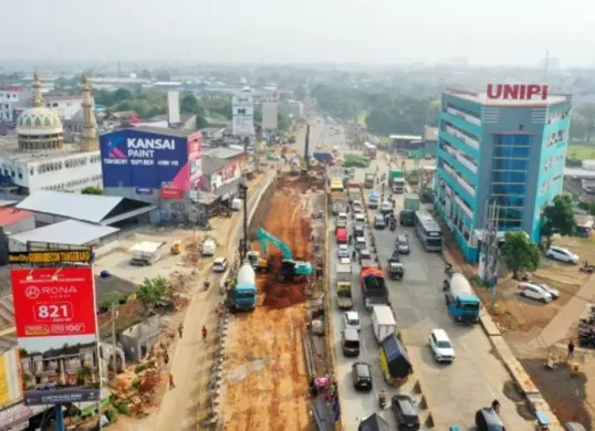Underpass Bitung di Jalan Raya Serang, Kecamatan Curug, Kabupaten Tangerang. (Sumber: Dok. Kementerian PU)