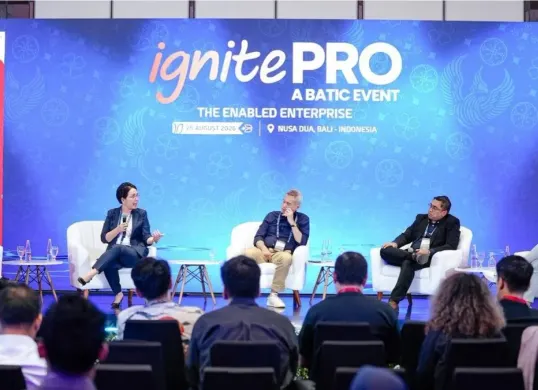 Forum ignitePRO dalam rangkaian BATIC 2026 di Nusa Dua, Bali, Selasa, 25 Agustus 2026. (Sumber: Dok. Telkom)