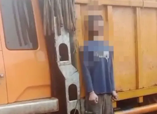 Sopir truk nekat gantung diri di rest area, diduga karena masalah utang. (Sumber: Istimewa)