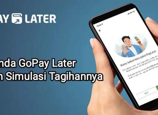 Denda GoPay Later dan simulasinya. (Sumber: Gojek)