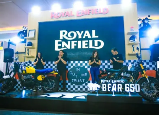 Bear 650 hadir sebagai scrambler terbaru Royal Enfield yang diperkenalkan di IIMS 2026. (Sumber: Nusantara Royal Enfield)