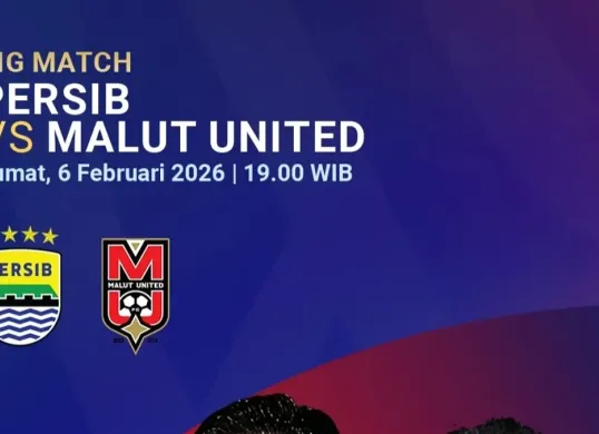 Link live streaming Persib vs Malut United di pekan ke-20 Super League 2025/2026 malam ini. (Sumber: Instagram/@vidiosports)