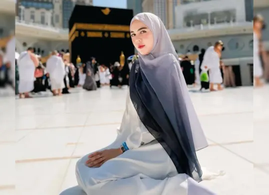 Potret Ratu Rizky Nabila istri kedua pesulap merah yang tengah hamil (Sumber: Instagram/@raturn)