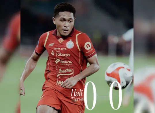 Hasil babal pertama Persija Jakarta vs Arema FC 0-0 dalam laga Super League 2026 di Stadion Utama Gelora Bung Karno, Minggu (8/2/2026). (Sumber: Instagram/@persija)