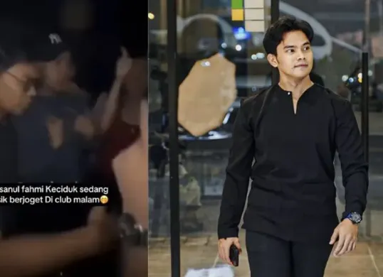 Video Insanul Fahmi yang disebut dugem viral. (Sumber: X/@kamarlintang)