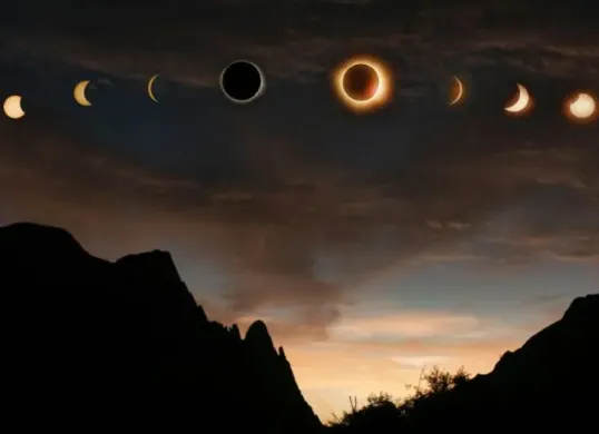 Ilustrasi. Gerhana matahari cincin penanda astronomi awal Ramadhan 2026. (Sumber: Pexels/Juan Carlos Duran)