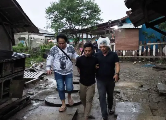 Salah satu pelaku begal yang kerap beraksi di Cileungsi, Kabupaten Bogor, diamankan di wilayah Bekasi. (Sumber: Polsek Cileungsi)