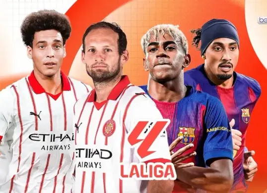 Siaran live streaming Girona vs Barcelona di pekan ke-24 La Liga 2025/2026. (Sumber: Vidio.com)