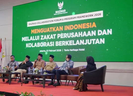 BAZNAS Collaboration Forum 2026 dorong optimalisasi potensi zakat perusahaan. (Sumber: Istimewa)