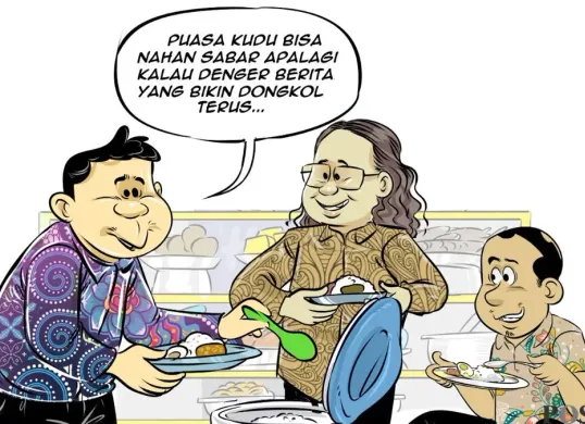 Obrolan warteg hari ini, Kamis, 19 Februari 2026. (Sumber: Poskota/Arif Setiadi)