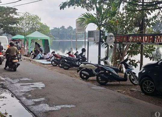 Suasana Setu Tujuh Muara, Kecamatan Bojongsari, Kota Depok, Rabu, 18 Februari 2026. (Sumber: Poskota/Angga Pahlevi)