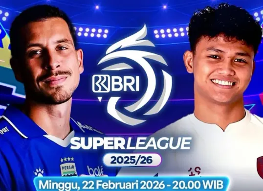 Link live streaming Persib vs Persita Tangerang hari ini, Minggu, 22 Februari 2026 malam. (Sumber: Instagram/@spor)