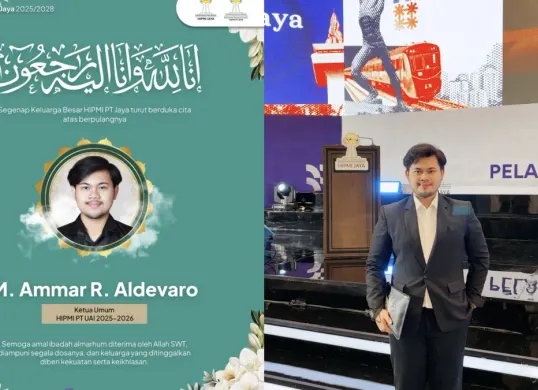 Ucapan Belasungkawa dari Ketua Umum HIPMI PT Universitas Al Azhar Periode 2025–2026. (Sumber: Instagram/@hipmiptjaya)