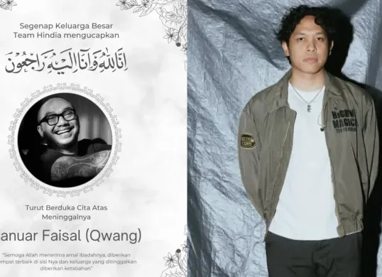 Manajer bisnis Hindia, Yanuar Faisal (Qwang), yang meninggalkan duka mendalam bagi keluarga dan industri musik Indonesia. (Sumber: Instagram/@teamhindia)