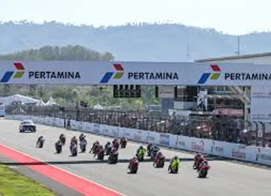 Ilustrasi MotoGP Mandalika. (Sumber: MotoGP)