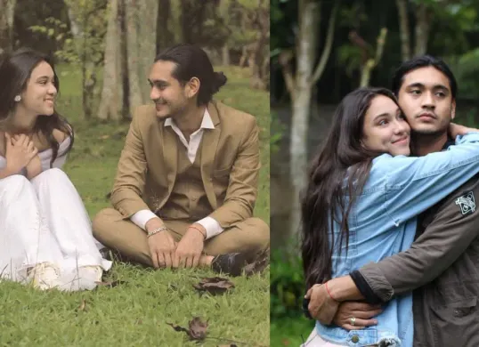Momen romantis Yasmin Napper dan Giorgino Abraham (Sumber: Instagram)