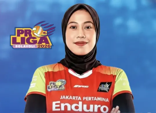Potret Megawati Hangestri di Proliga 2026 (Sumber: Instagram/@jpevolley)