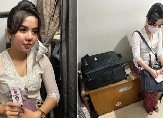 Pramugari gadungan Batik Air, Khairun Nisa, akhirnya menyampaikan permintaan maaf dan pengakuan terbuka usai viral menyamar di penerbangan Palembang–Jakarta. (Sumber: X/@ndymanoballl)