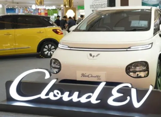 Mobil Wuling yang ditampilkan dalam pameran bertajuk "New Year New Drive". (Sumber: Wuling)