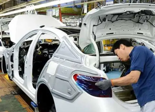 Ilustrasi perakitan mobil Kia Indonesia. (Sumber: Kia)