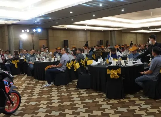 Dealers Meeting & Gala Dinner yang digelar Honda di Hotel Santika Kelapa Gading, Jakarta Utara, Kamis, 15 Januari 2026. (Sumber: Dok. Honda)