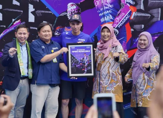 Yamaha mengawali 2026 dengan menghadirkan rider MotoGP ke Jakarta. (Sumber: Dok. Yamaha)