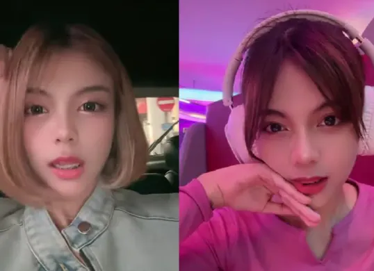 Potret wanita bernama Queivns (Sumber: TikTok/@usernotfound001103)