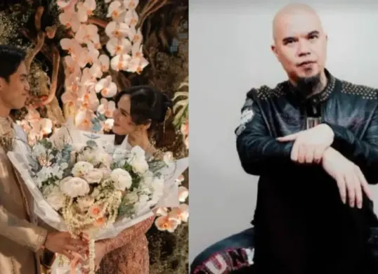 Ahmad Dhani pilih cara unik beri pesan pernikahan kepada El Rumi dan Syifa Hadju (Sumber: Kolase Instagram Edit)