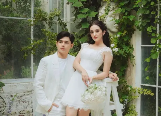 Pasangan selebriti Ranty Maria dan Rayn Wijaya resmi mengikat janji suci pernikahan pada hari ini, Senin, 26 Januari 2026. (Sumber: Instagram/@rantymaria)