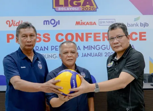 Bandung bjb Tandamata menjalani Proliga 2026 di GOR Sibalulungan, Kabupaten Bandung, Jawa Barat pada 22-25 Januari 2026. (Sumber: Dok. bank bjb)