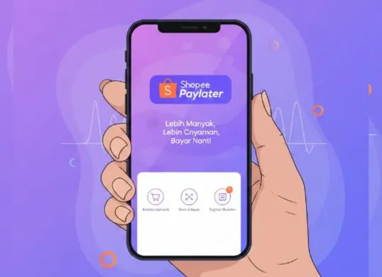 Telat bayar Shopee PayLater dapat menyebabkan denda 5 persen, penurunan skor kredit, hingga akun diblokir permanen. Ini risiko yang wajib diwaspadai pengguna Paylater. (Sumber: Poskota/AI Generated)