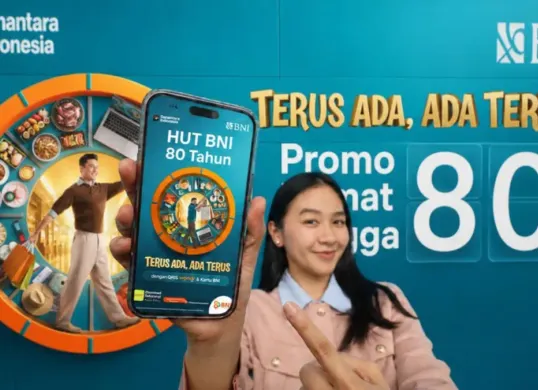 Promo BNI merayakan HUT ke-80. (Sumber: BNI)