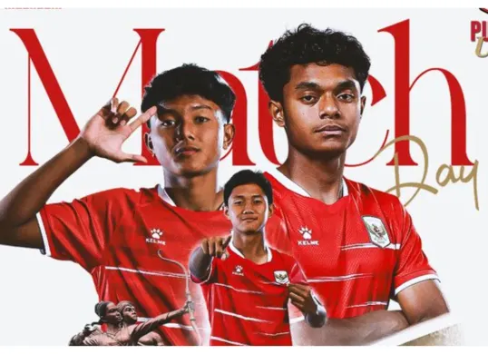 Link live streaming antara Timnas U17 Indonesia vs Malaysia akan tersaji pada laga persahabatan (friendly match) leg pertama yang berlangsung pada Sabtu, 4 Juli 2026. (Sumber: X/@TimnasIndonesia)