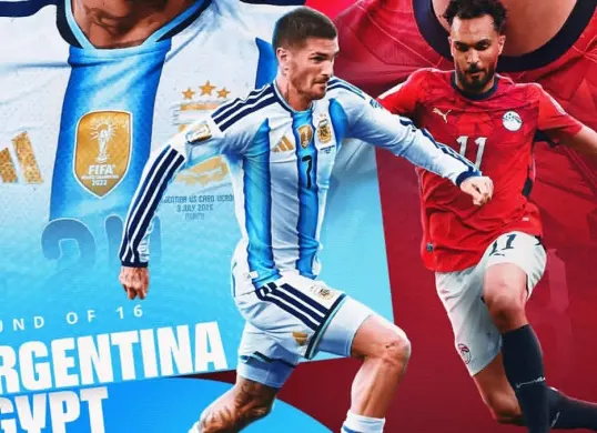 Link live streaming Argentina vs Mesir di 16 besar Piala Dunia 2026. (Sumber: Instagram/@fifaworldcup)