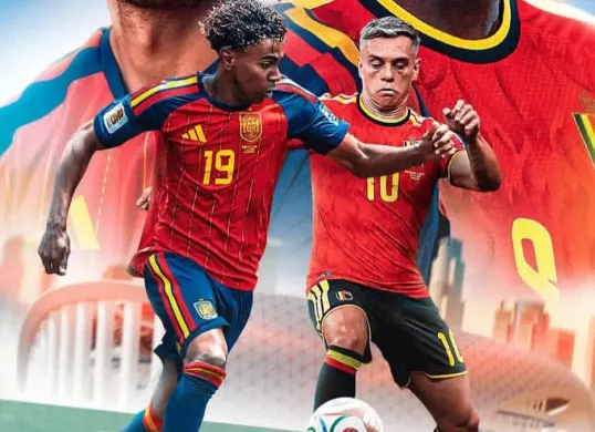 Link live streaming Spanyol vs Belgia di perempat final Piala Dunia 2026 hari ini, Sabtu, 11 Juli 2026. (Sumber: Instagram/@fifaworldcup)