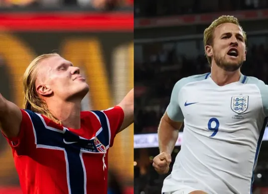 Erling Haaland dan Harry Kane diprediksi menjadi pusat perhatian saat Norwegia menghadapi Inggris pada laga perempat final Piala Dunia 2026 di Stadion Miami, Amerika Serikat. (Sumber: istimewa)