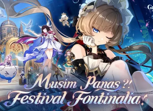Genshin Impact salah satu game open world gratis terbaik 2026 untuk Android dan iOS. (Sumber: Play Google)
