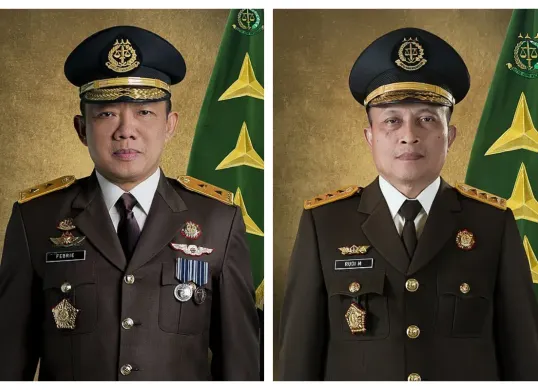 Jaksa Agung ST Burhanuddin resmi menunjuk Rudi Margono sebagai Pelaksana Tugas (Plt) Jaksa Agung Muda Tindak Pidana Khusus (Jampidsus) untuk menggantikan Febrie Adriansyah. (Sumber: X/@marioshane)