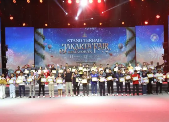 Pengumuman daftar stand terbaik di Jakarta Fair Kemayoran 2026. (Sumber: Istimewa)