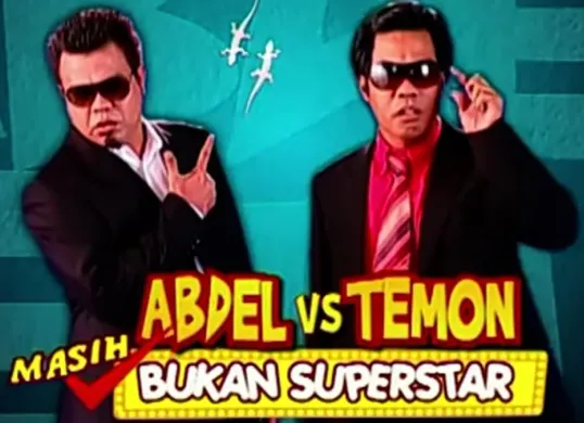 Sitkom Abdel dan Temon Bukan Superstar tayang perdana 2008 lalu. (Sumber: YouTube/GTV.comedy)