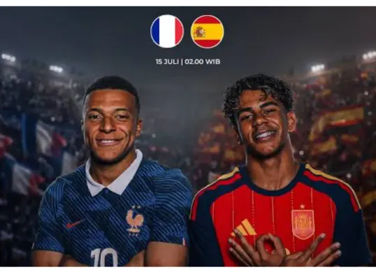 Jadwal Prancis vs Spanyol Semifinal Piala Dunia 2026. (Sumber: Instagram/@plesbol.inc)