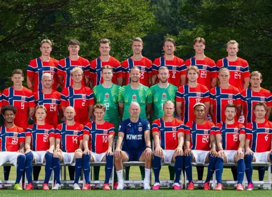 Potret Timnas Norwegia. (Sumber: X/@idextratime)