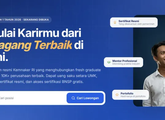 Link pendaftaran MagangHub (Sumber: kemnaker.go.id)
